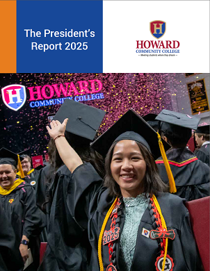 HCC graduate during the ceremony