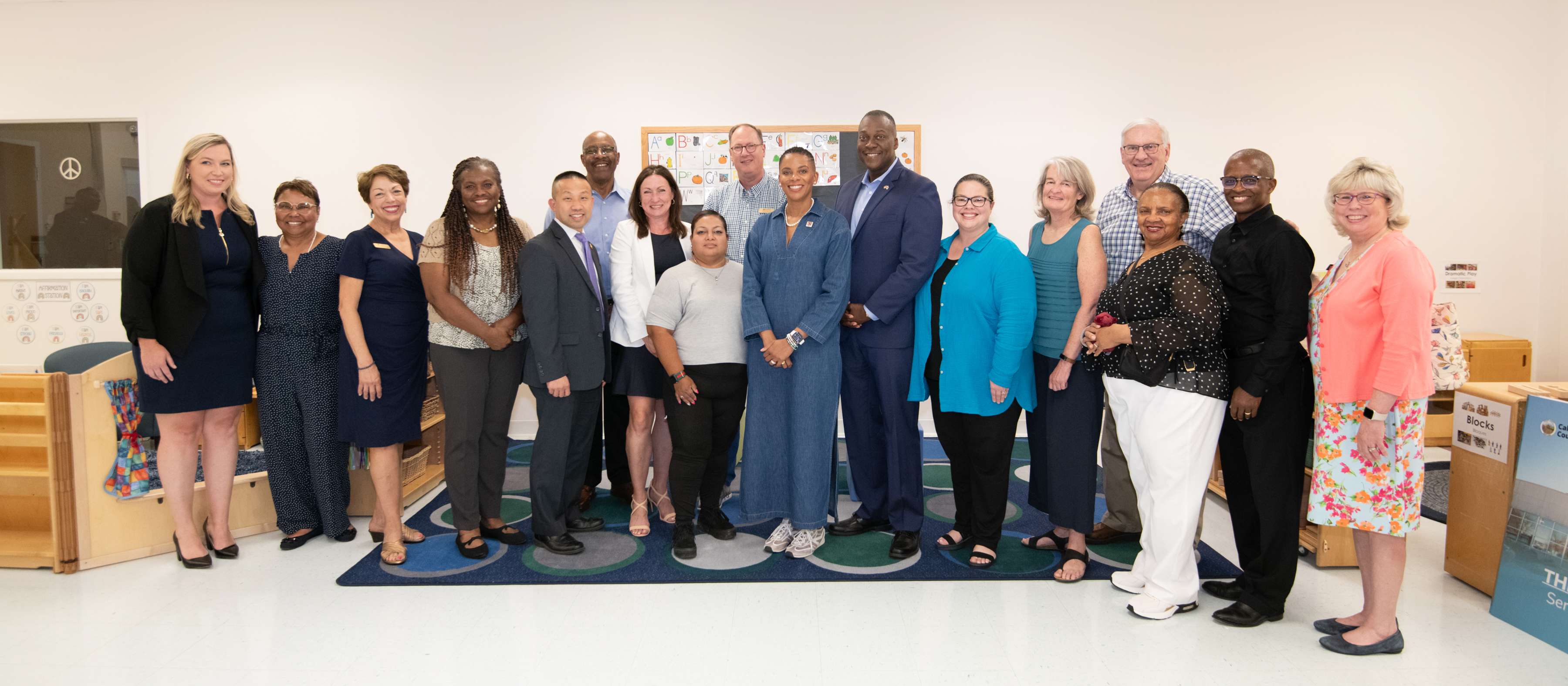 Children's Learning Center Press Conference Group Photo of Attendees
