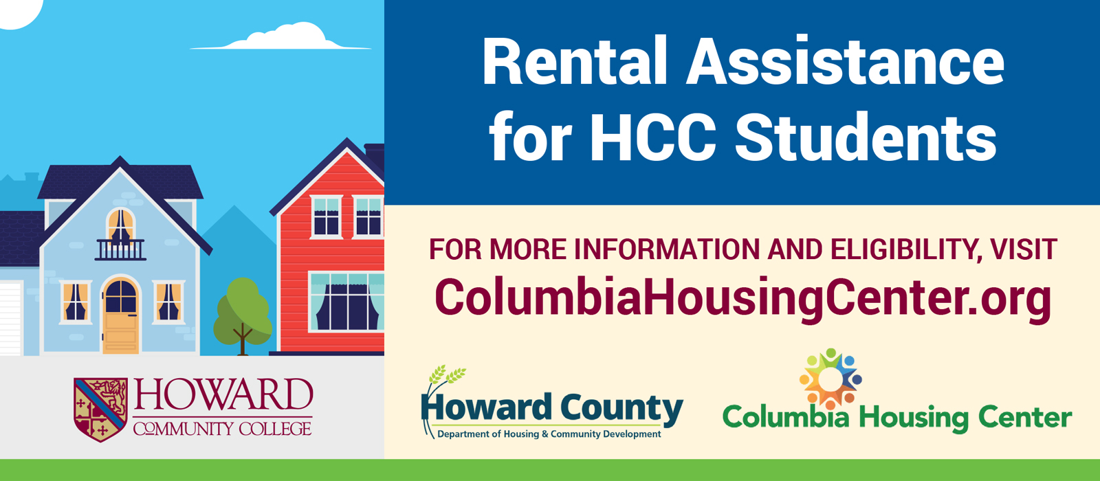 Student Rental Subsidy Program with partner logos