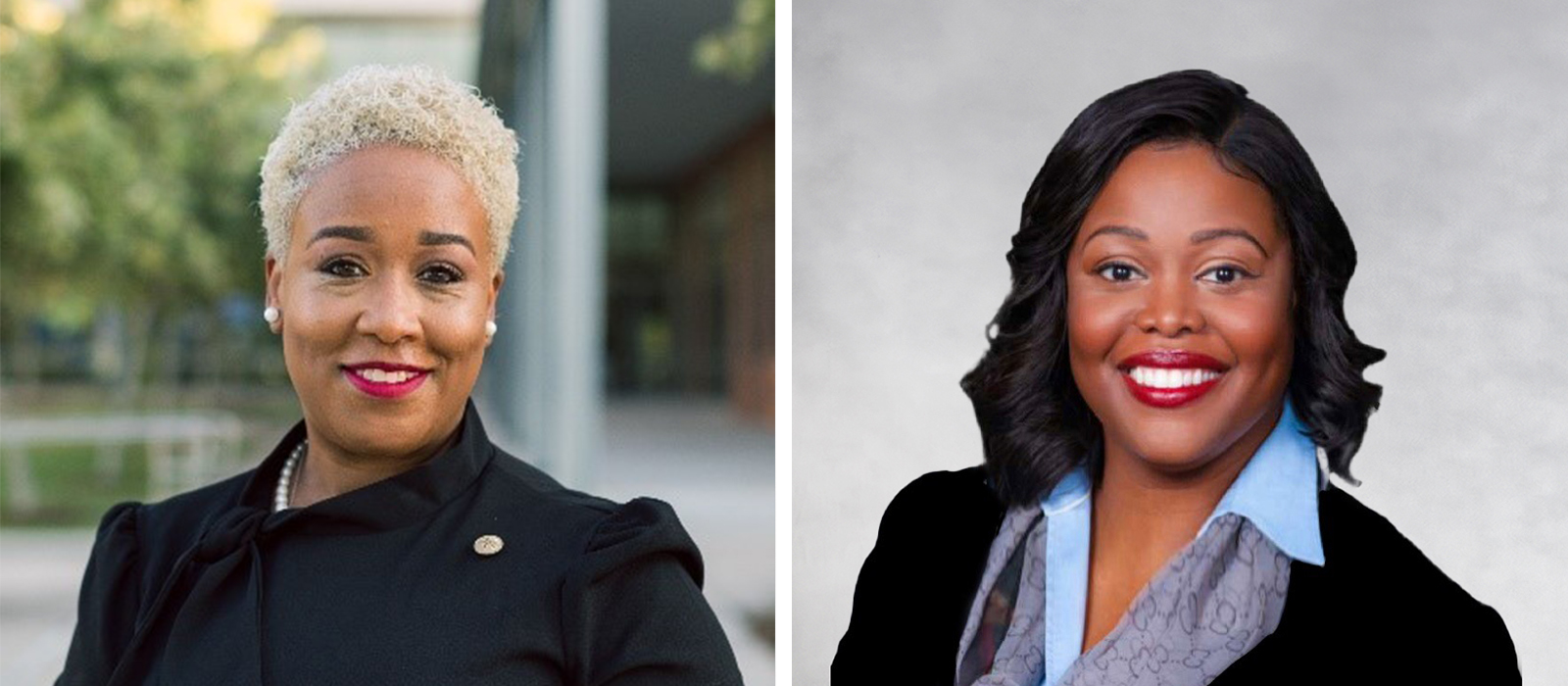 Shantay Grays and Joy Milfort head shots