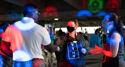 candid shot of Vino Scholastico 21