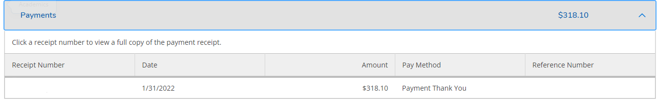 images for the payment dialogue box