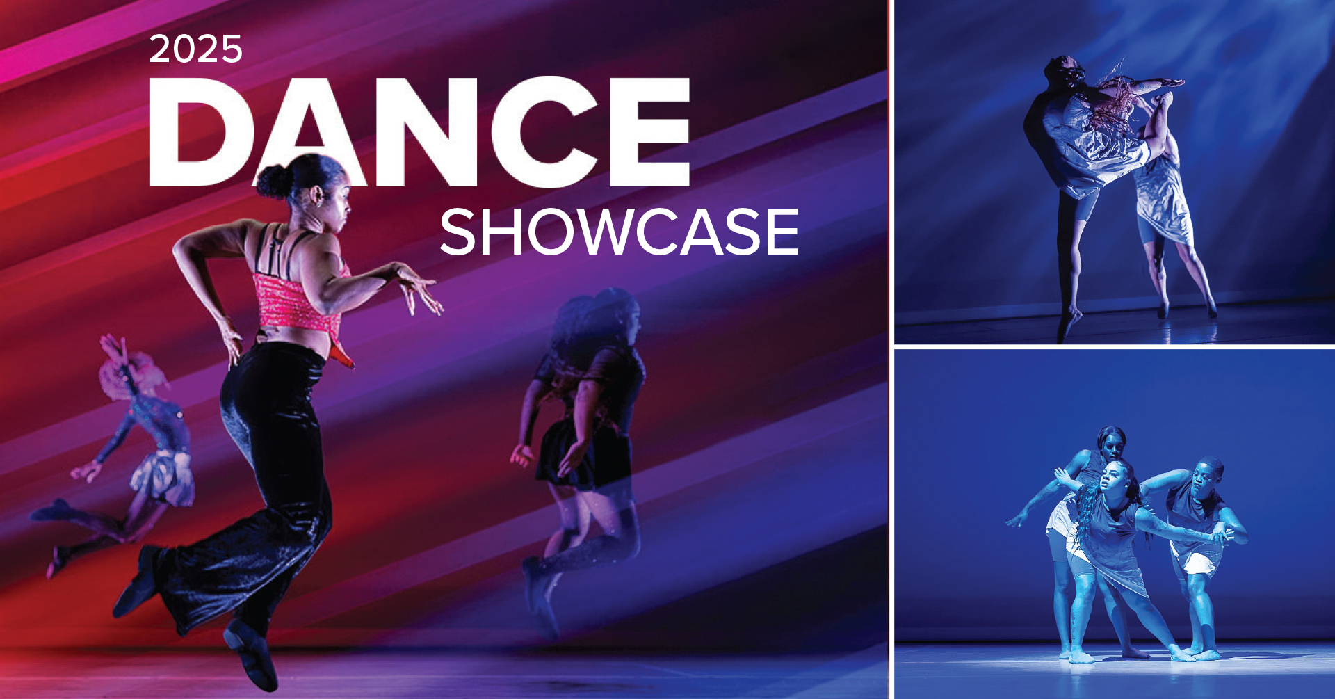 Dancers performing on a stage.