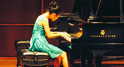 The Music Institute piano student