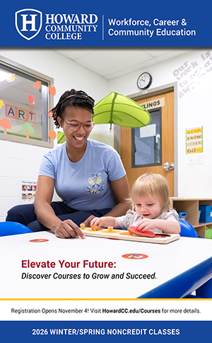 Winter/Spring 2026 non credit schedule PDF