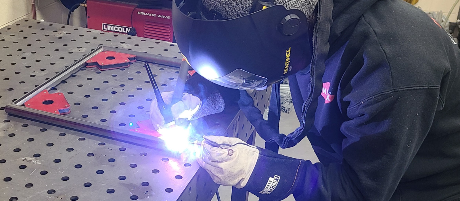 engineering student working